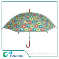 18inch non section full over flower printed kids bubble umbrella